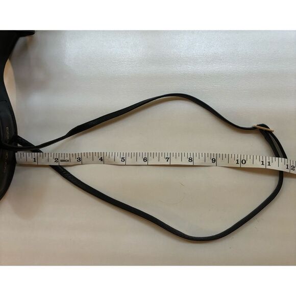 1980’s Sergio Rossi  Black  Leather Strappy Heels Size 40/10 - Picture 8 of 8